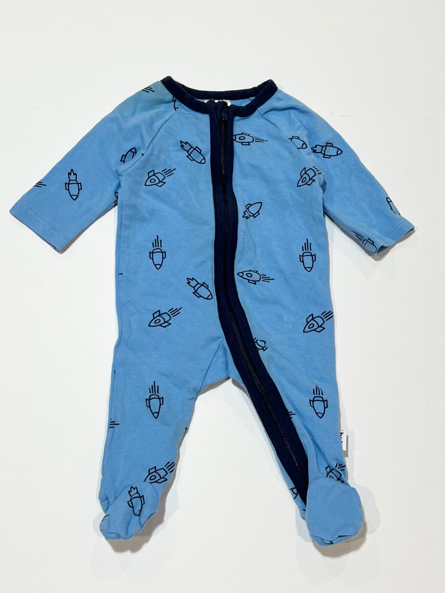 Rockets zip onesie - Size 00000