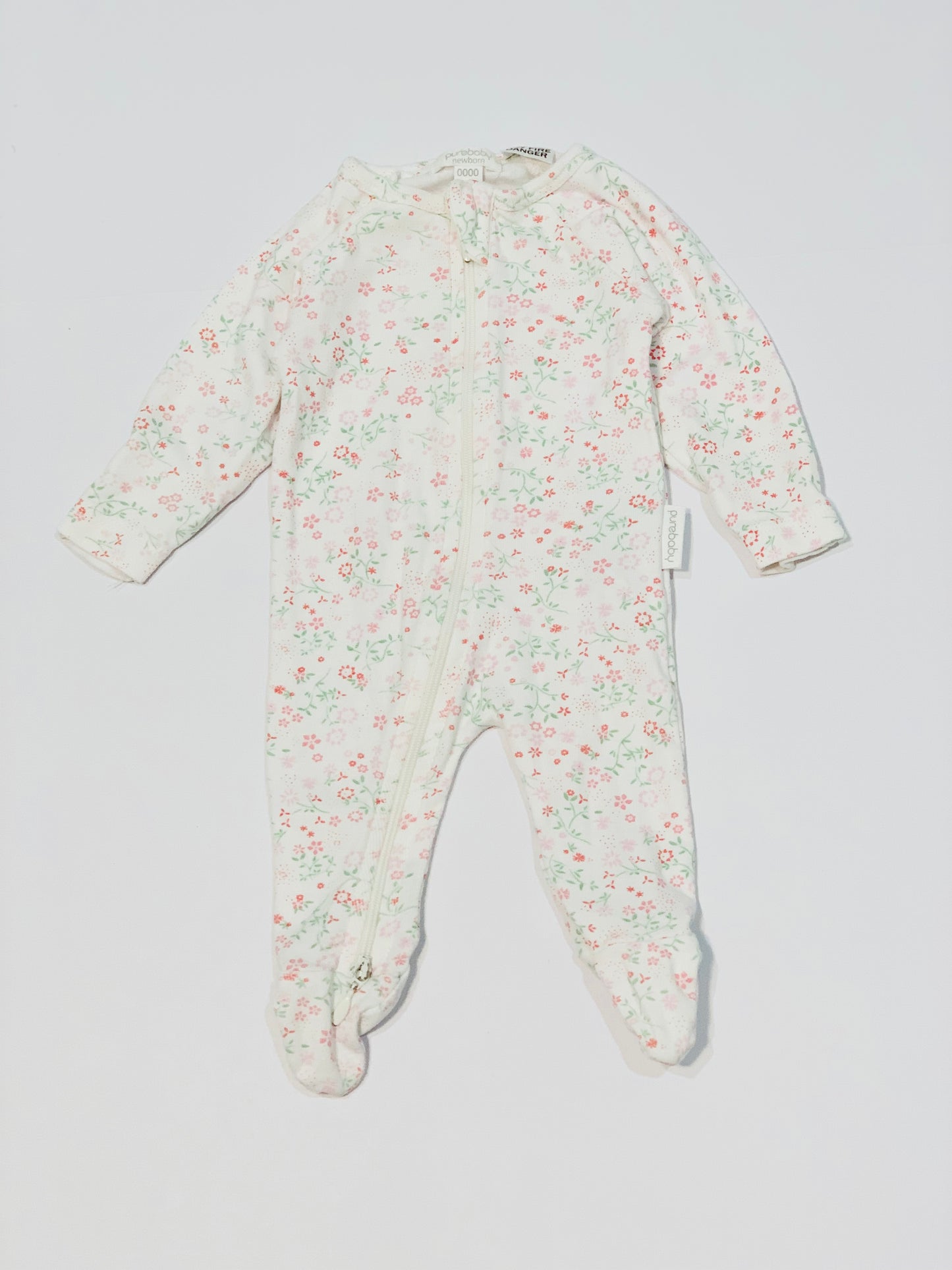 Floral onesie - Size 0000