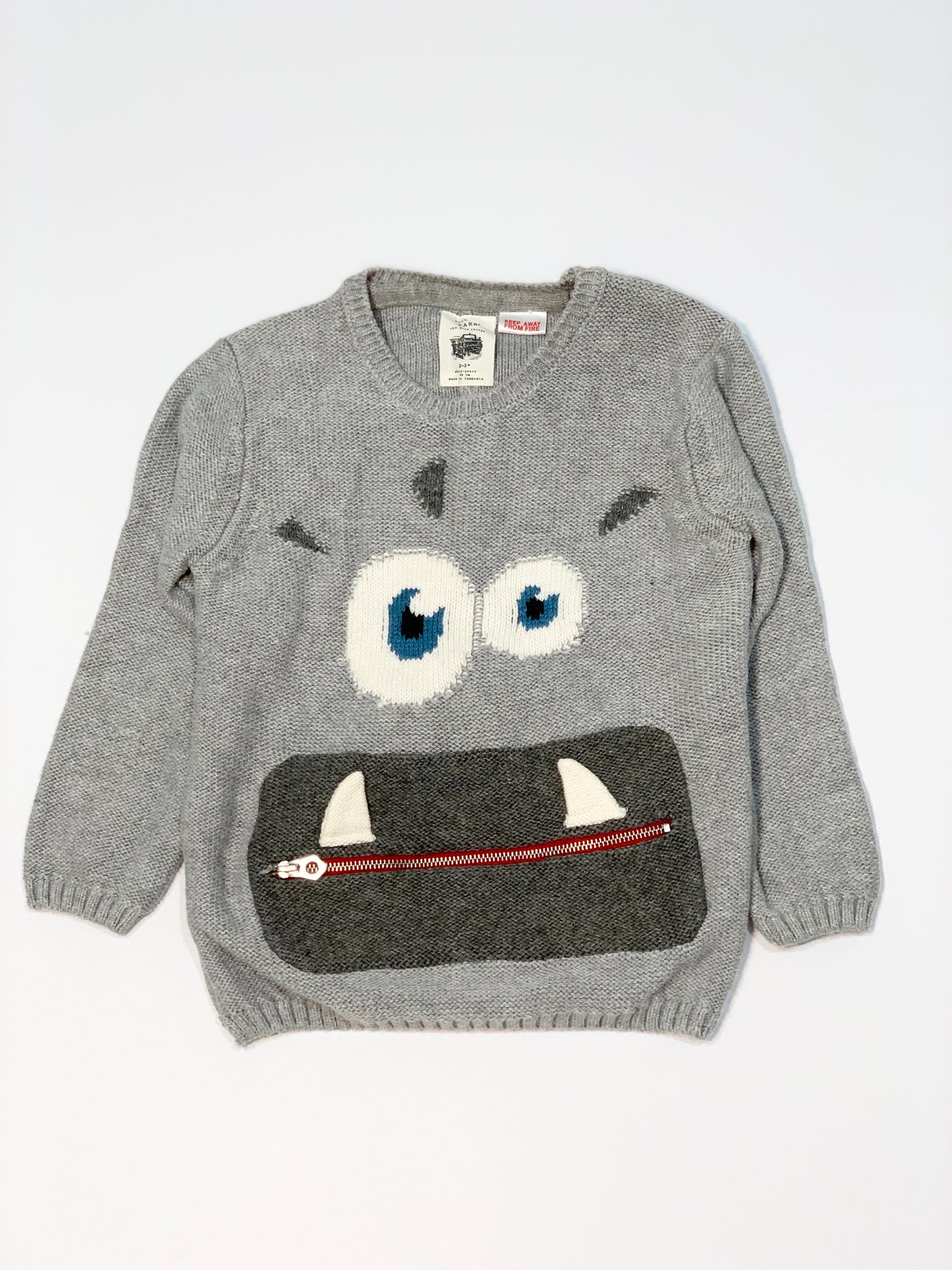 Monster knit jumper - Size 2-3