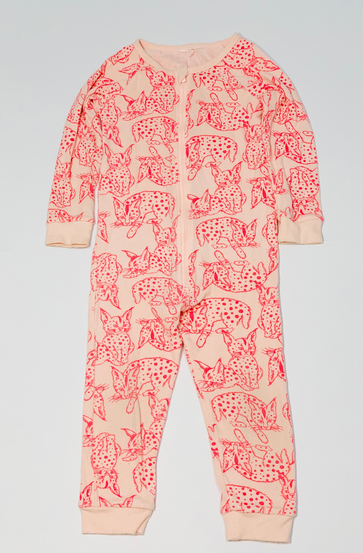 Ribbed zip suit - Size 3
