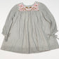 Embroidered striped dress - Size 3