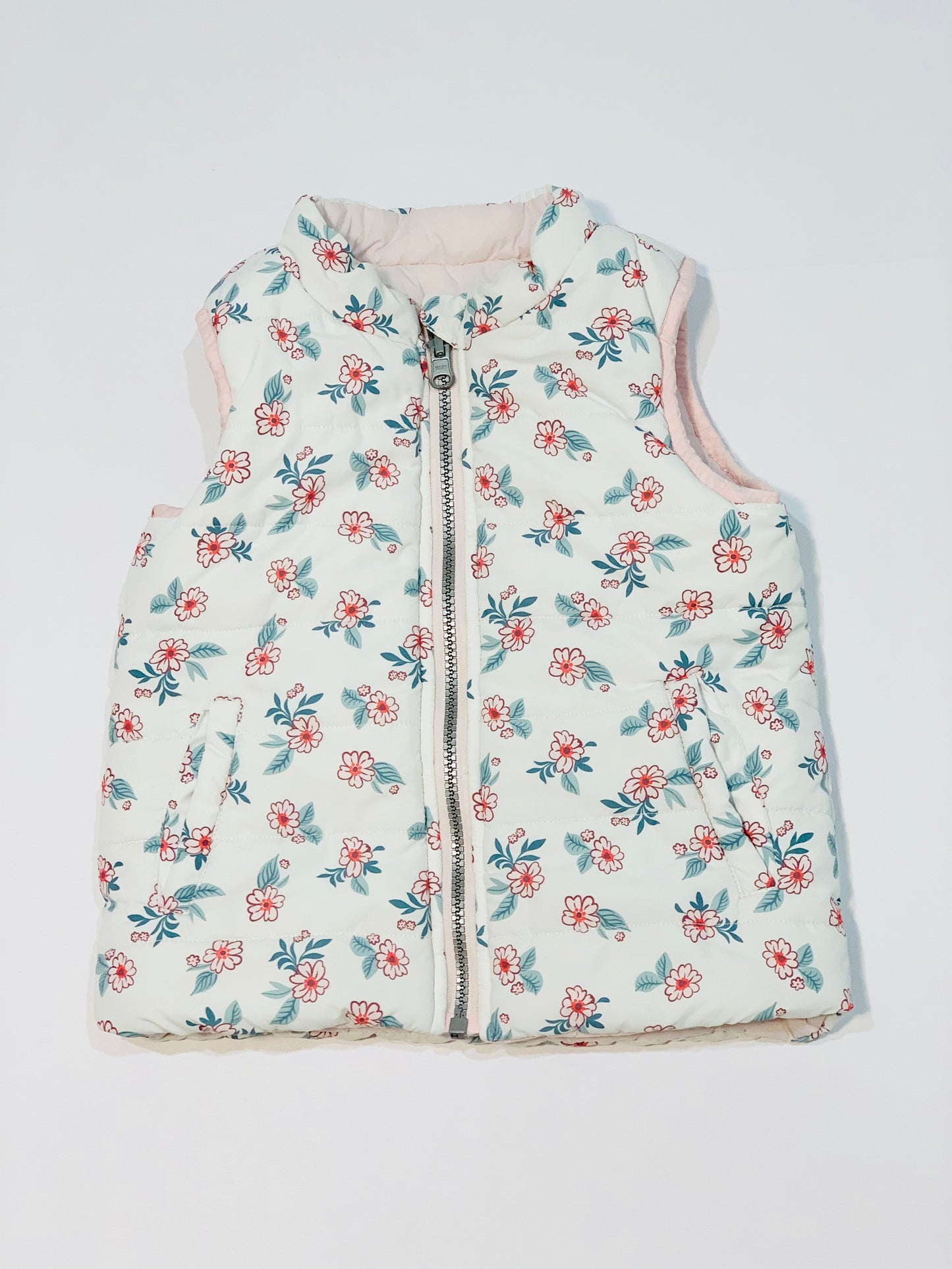 Reversible puffer vest - Size 2