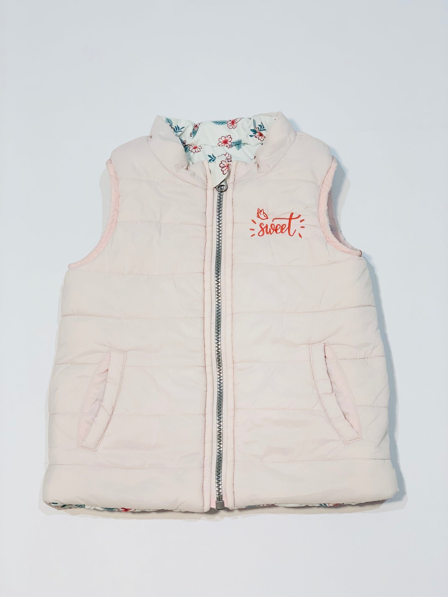 Reversible puffer vest - Size 2