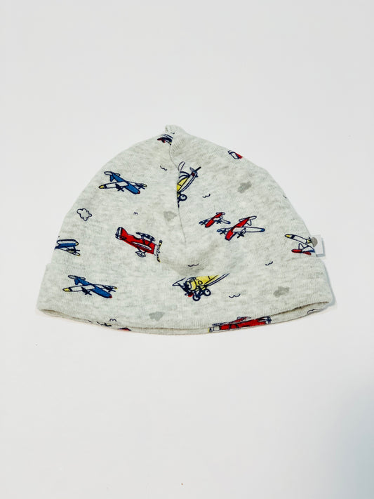 Aeroplanes beanie - Size 0-3 months