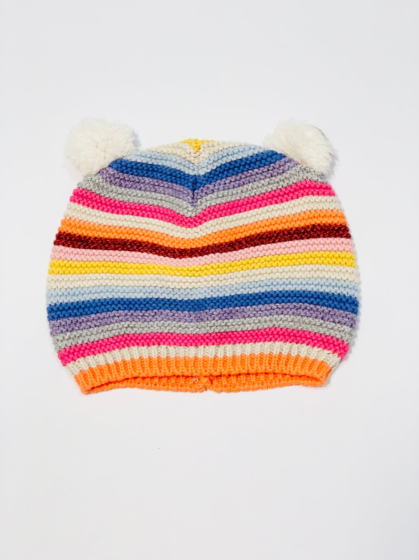 Striped beanie - Size 6-12 months