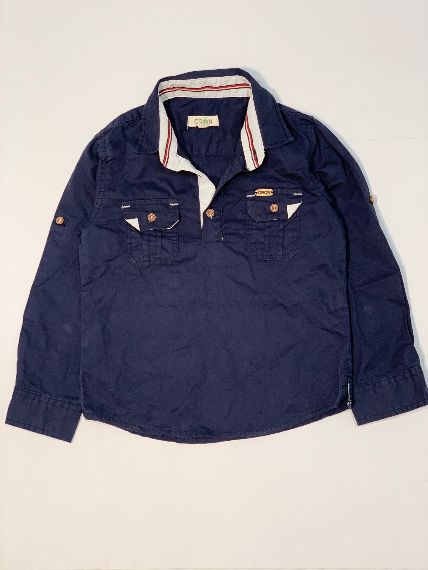 Navy shirt - Size 2-3