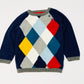 Argyle knit jumper - Size 2