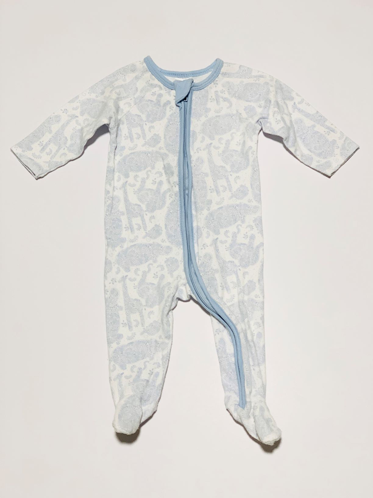 Animal zip onesie - Size 000