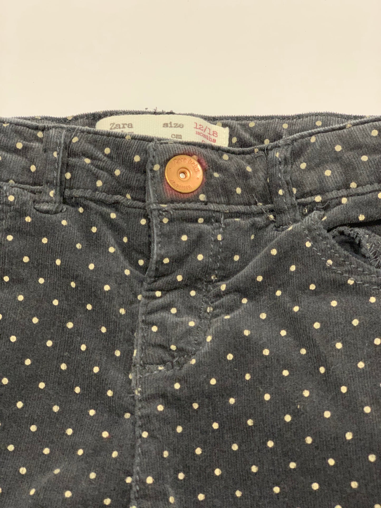 Spot corduroy pants - Size 1