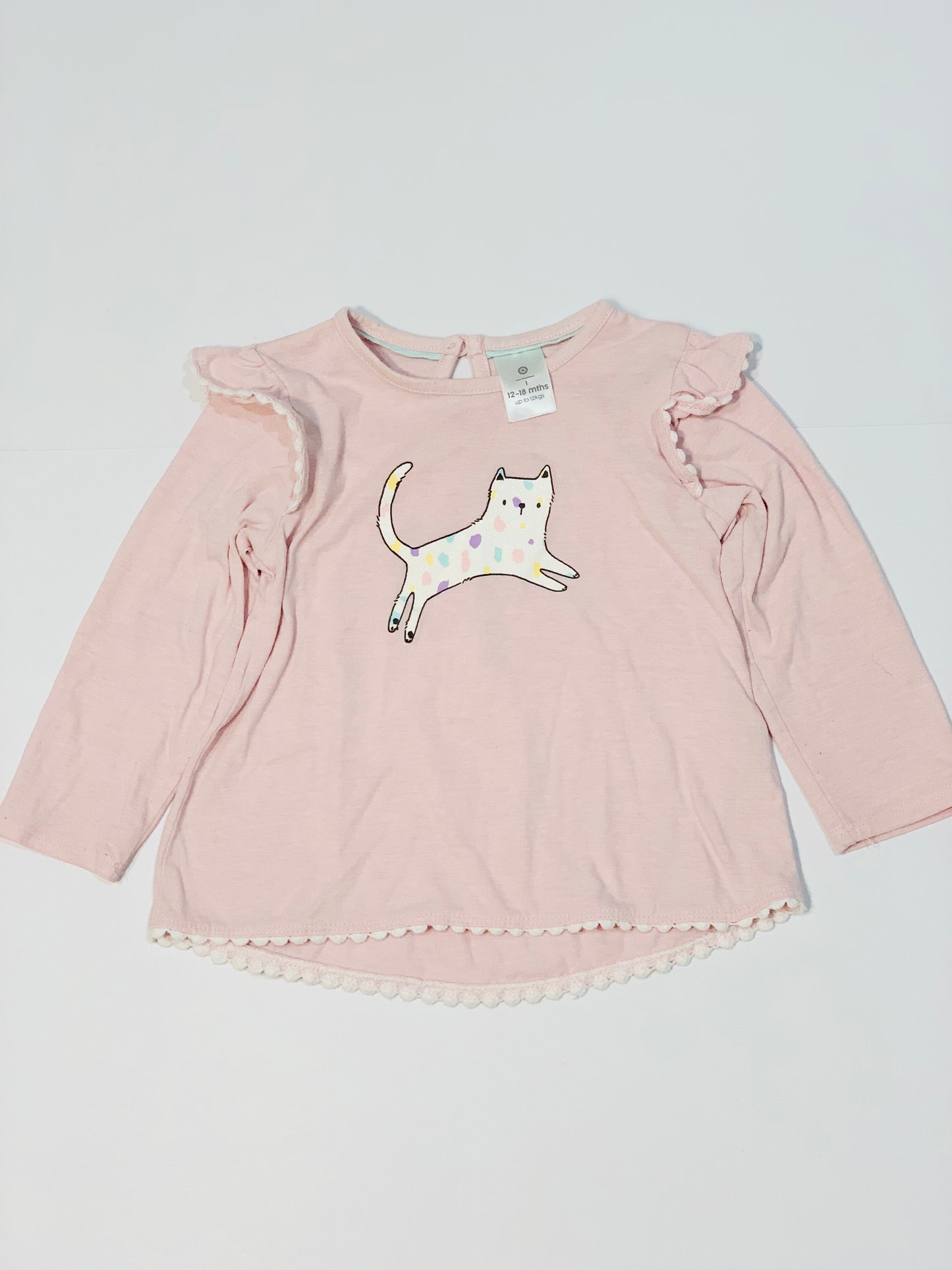 Glitter cat top - Size 1