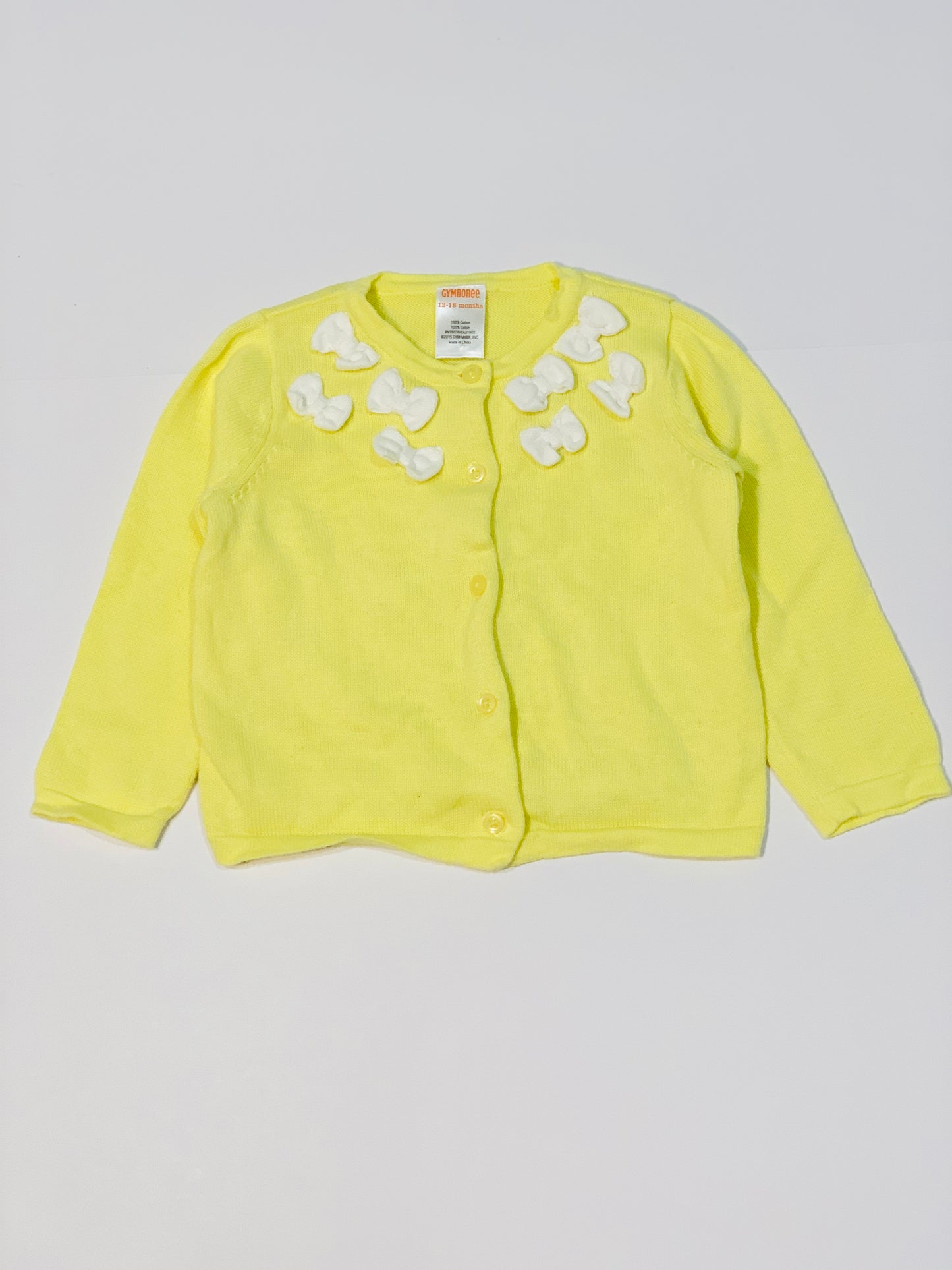 Yellow cardigan - Size 1