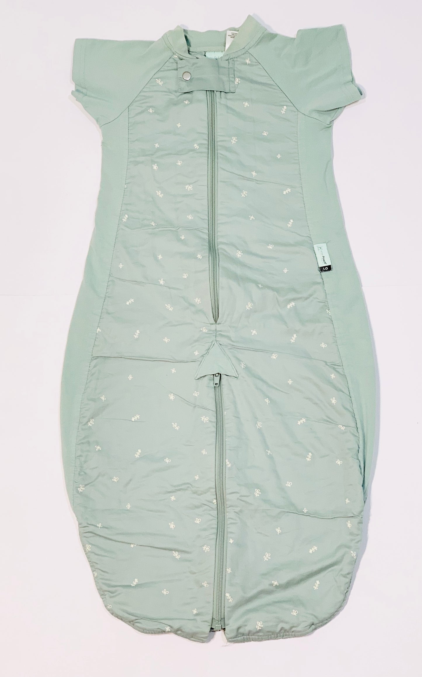 Green 1.0 tog sleep suit bag - Size 8-24 months