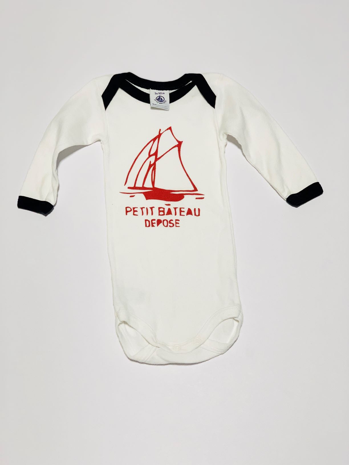 Sailboat bodysuit - Size 3 months