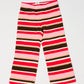 Striped pants brand new - Size 2