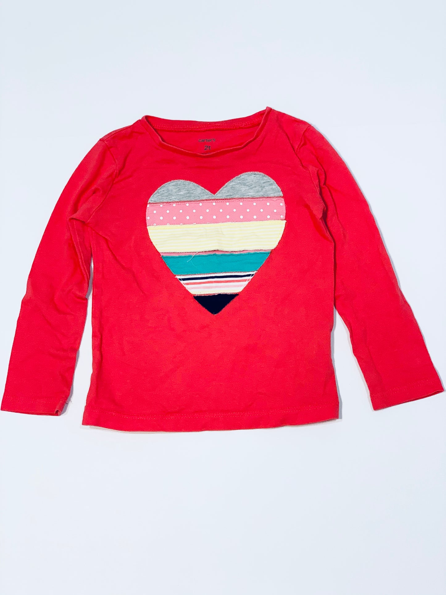 Pink heart top - Size 2