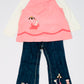 Corduroy embroidered top brand new - Size 2