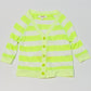 Fluro yellow cardigan - Size 1-2