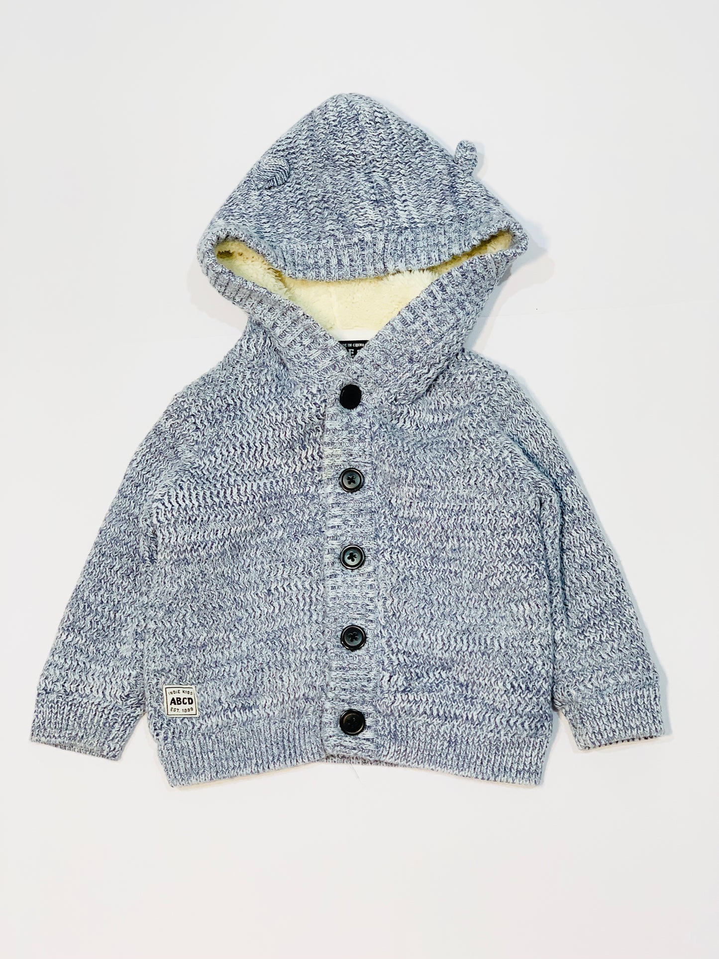 Knit hooded jacket - Size 0