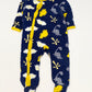 Padded dinosaur onesie - Size 6-9 months