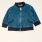 Blue velour jacket - Size 0
