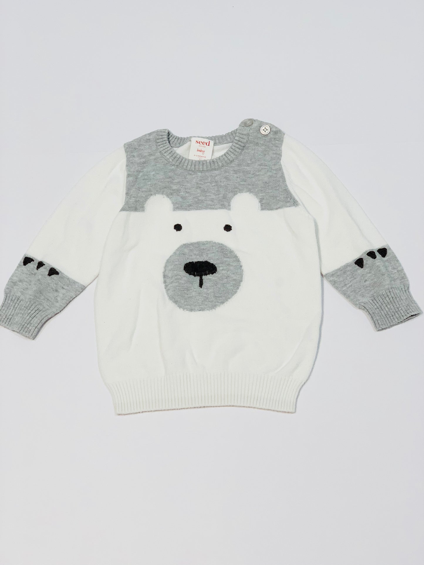 Bear knit jumper - Size 0