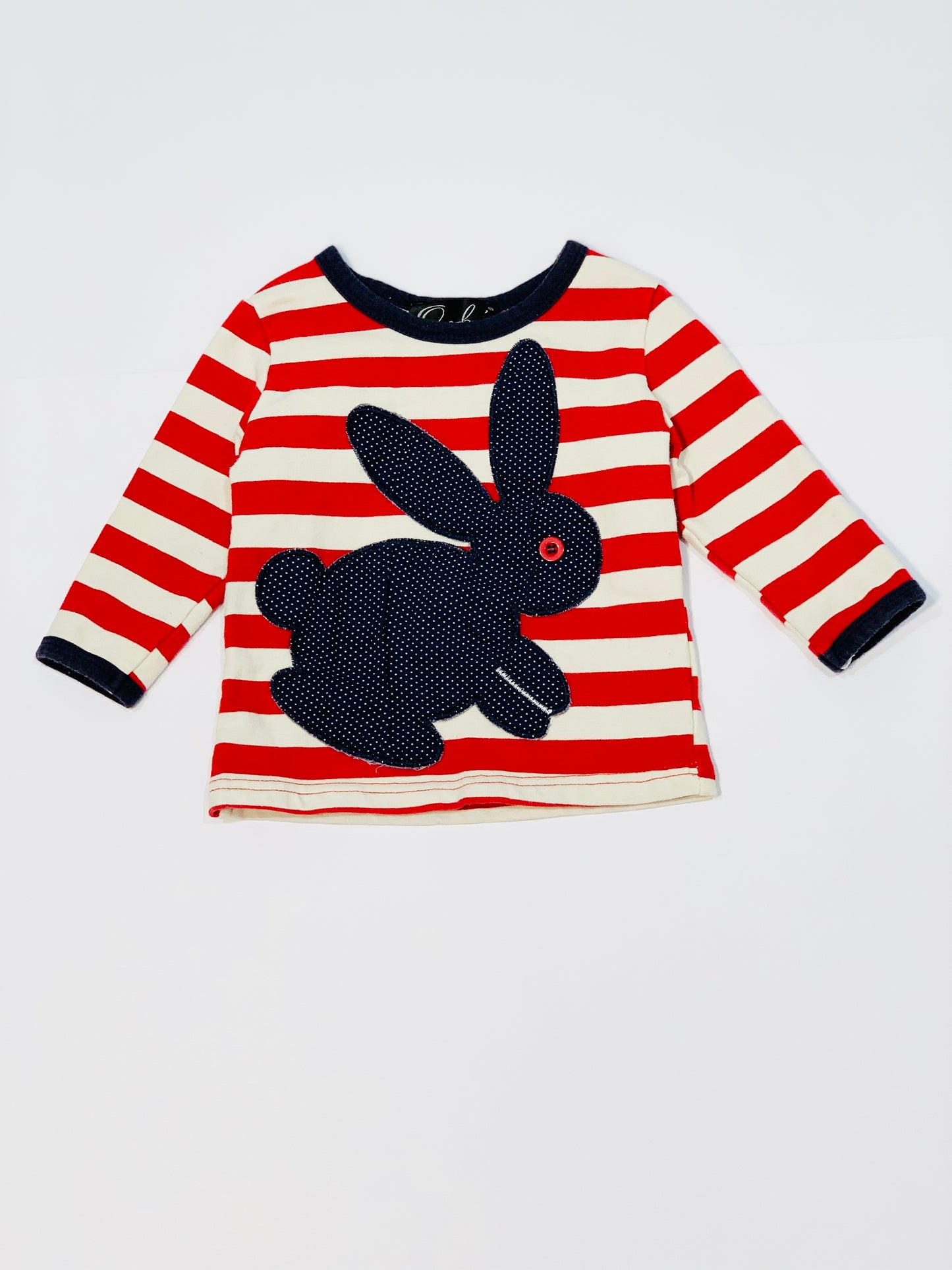 Bunny applique top - Size 0