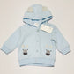 Blue hooded jacket BNWT - Size 00