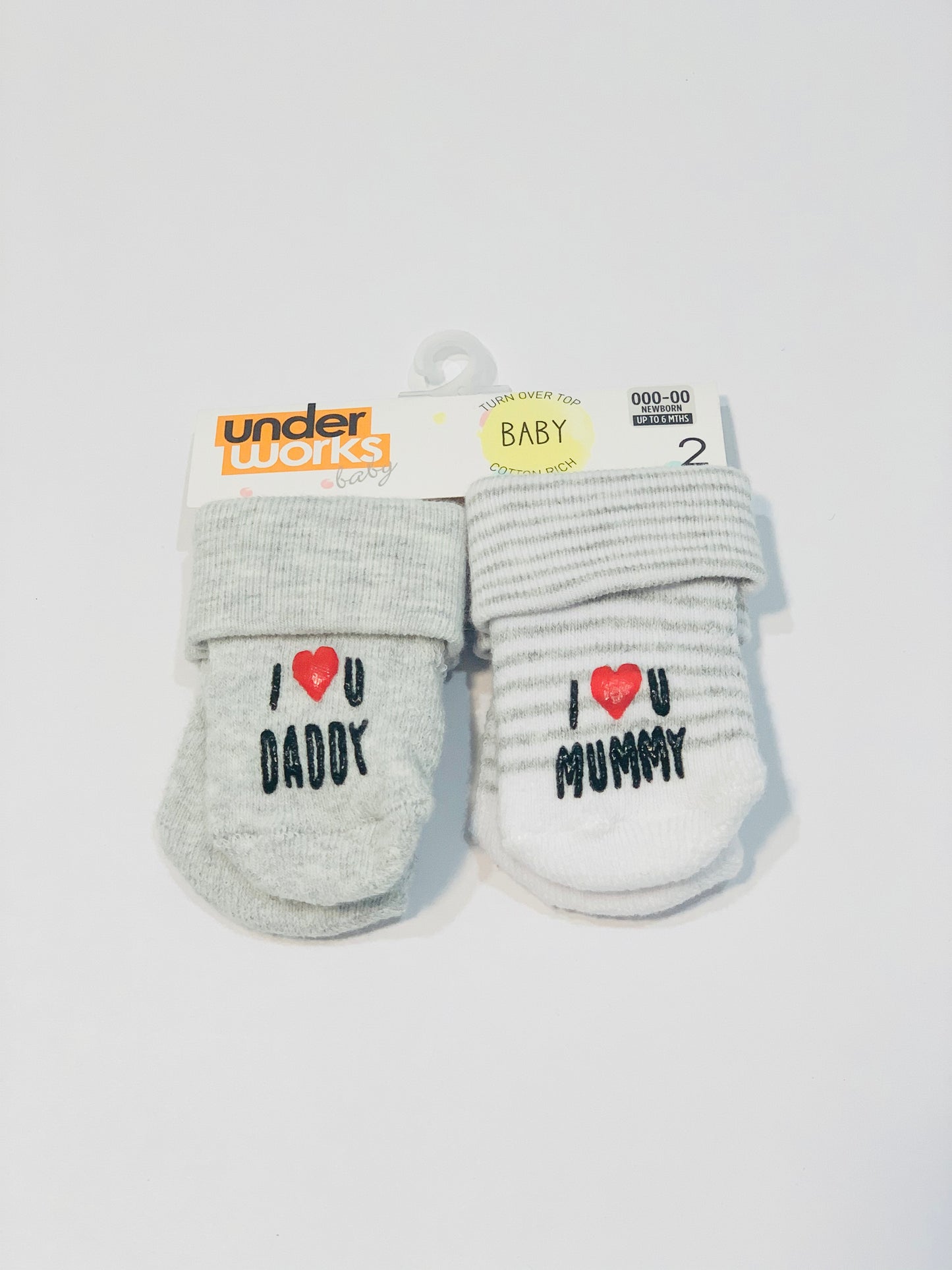 2 pack socks brand new - Size 0-6 months