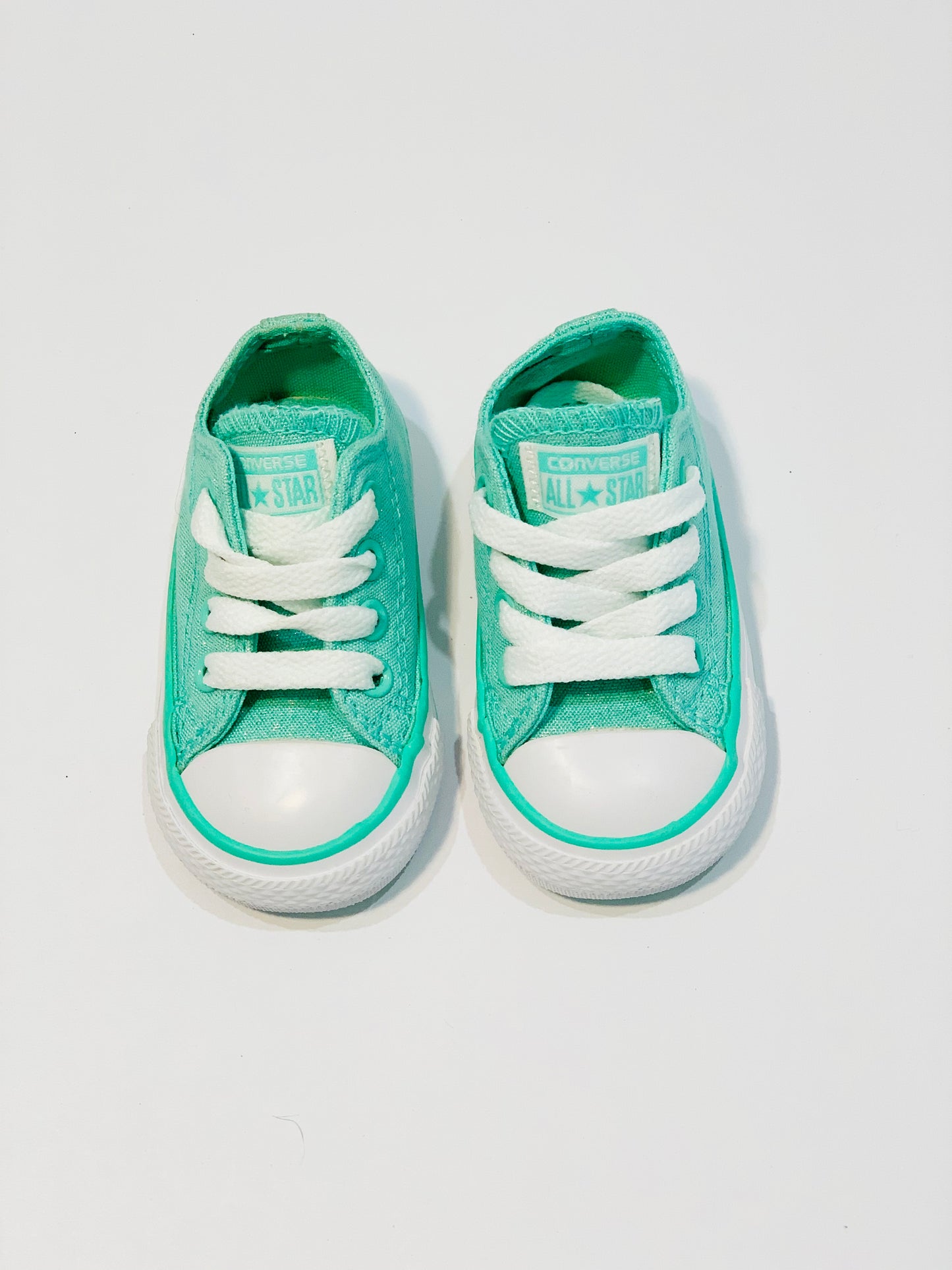 Green Chuck Taylors - Size US3 / EU19