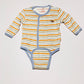 Striped magnetic bodysuit - Size 6 months