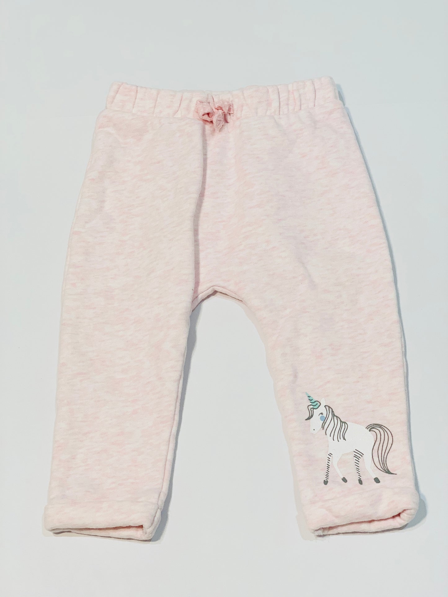 Pink unicorn trackies - Size 1