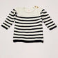Striped knit jumper - Size 0