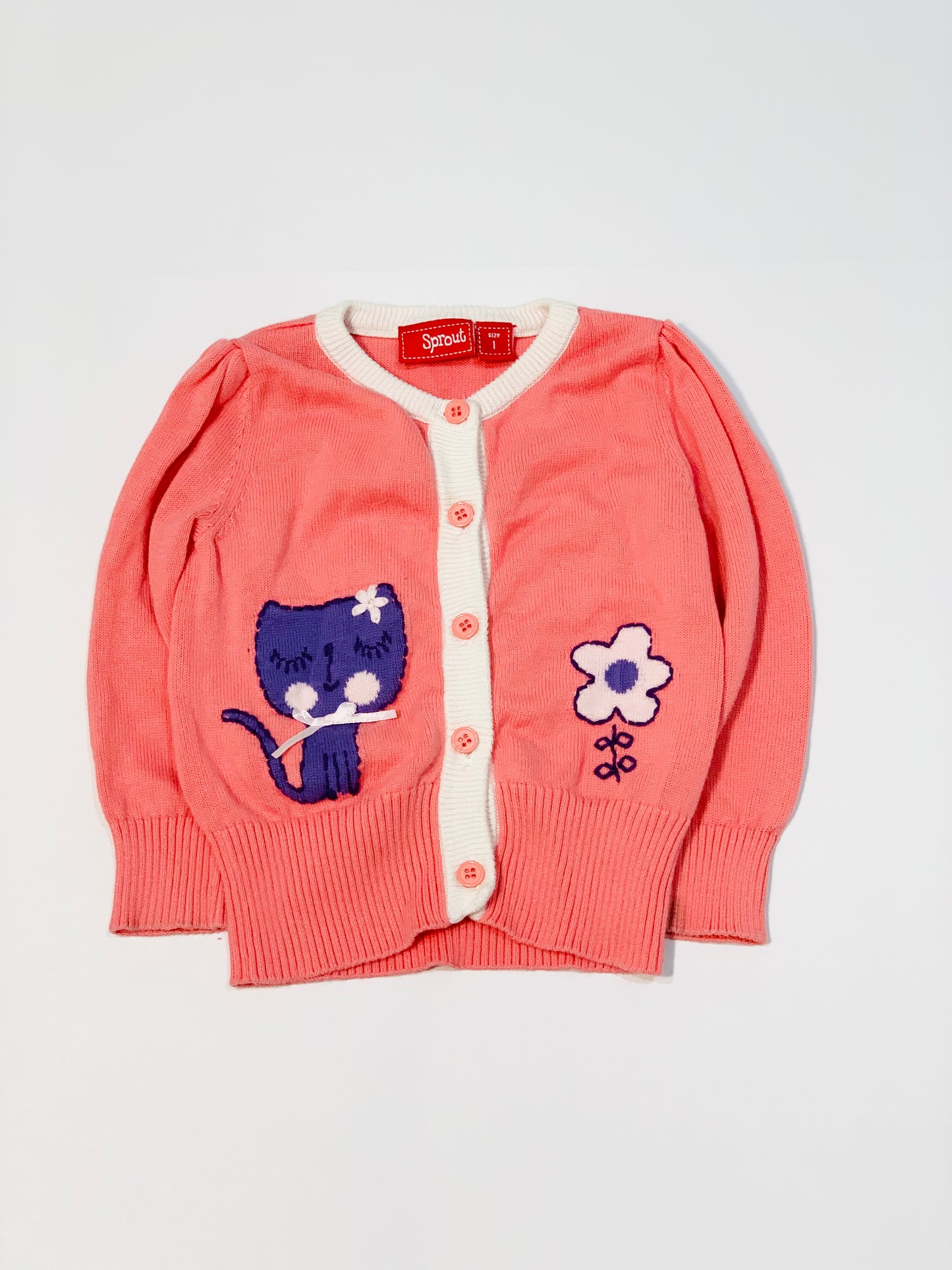 Cat cardigan - Size 1