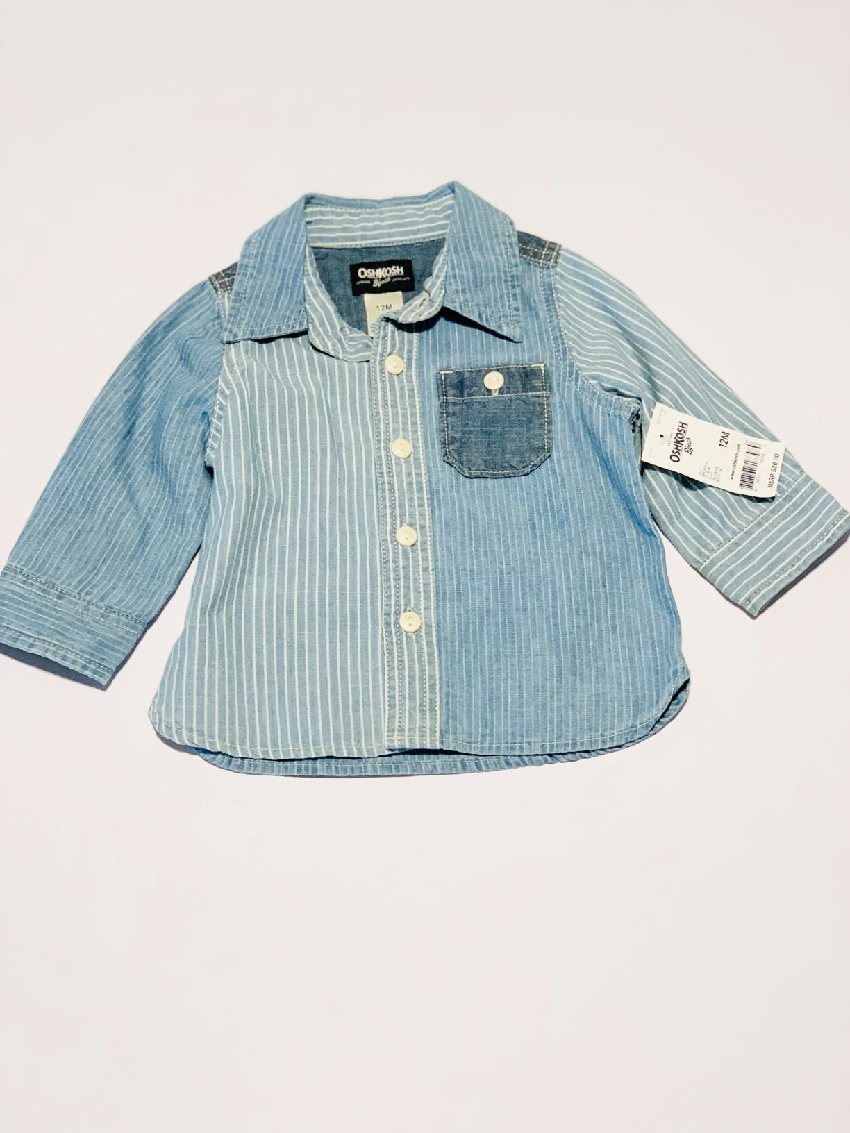 Blue shirt BNWT - Size 12 months