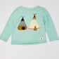 Green teepee top - Size 1