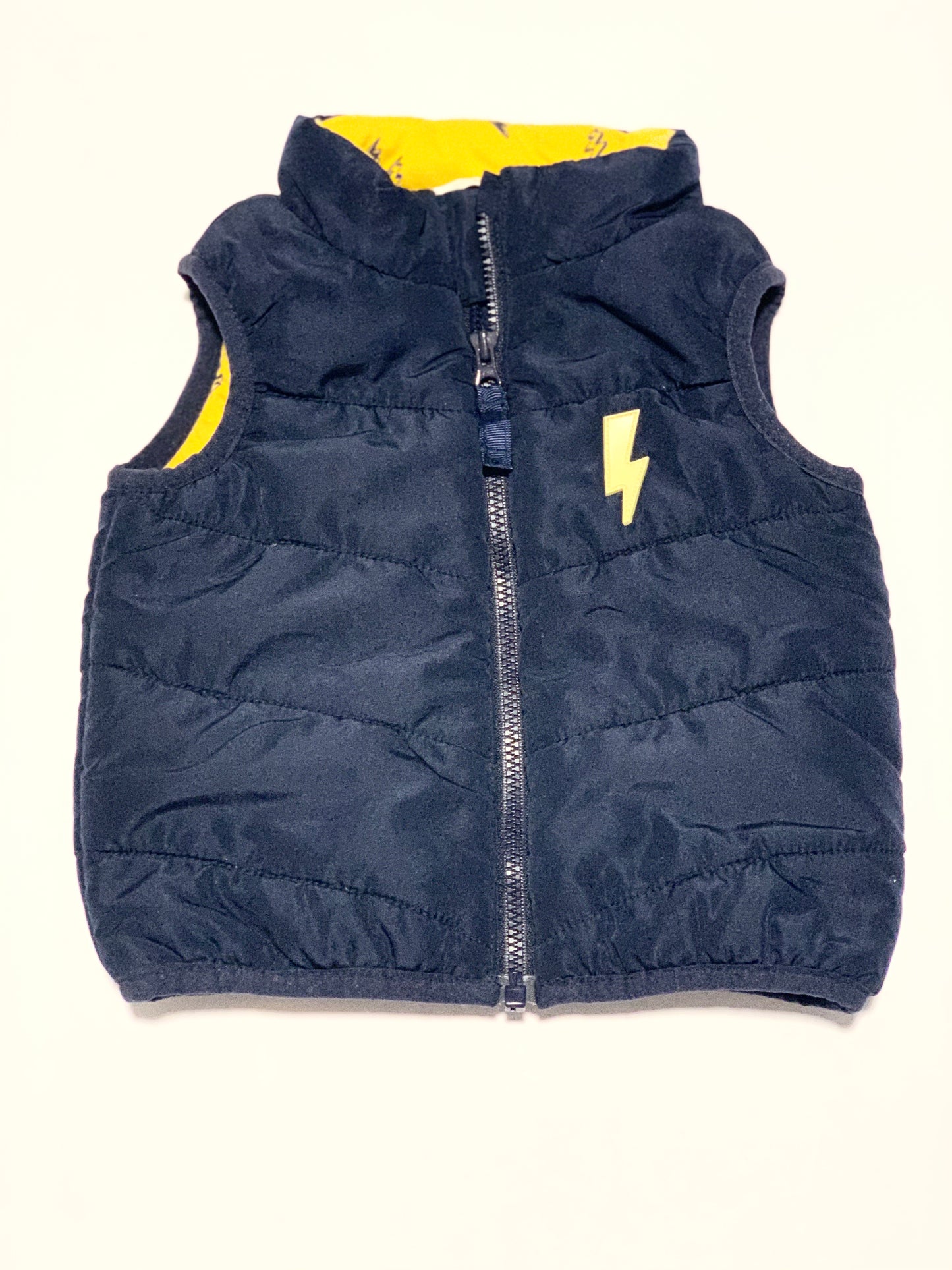 Navy lightning bolt vest - Size 00