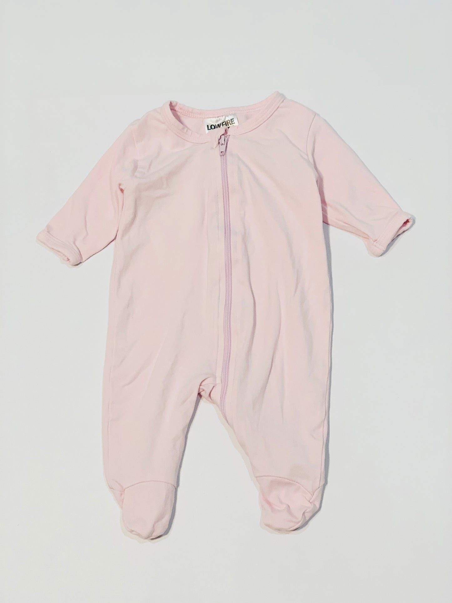 Pink zip onesie - Size 00000