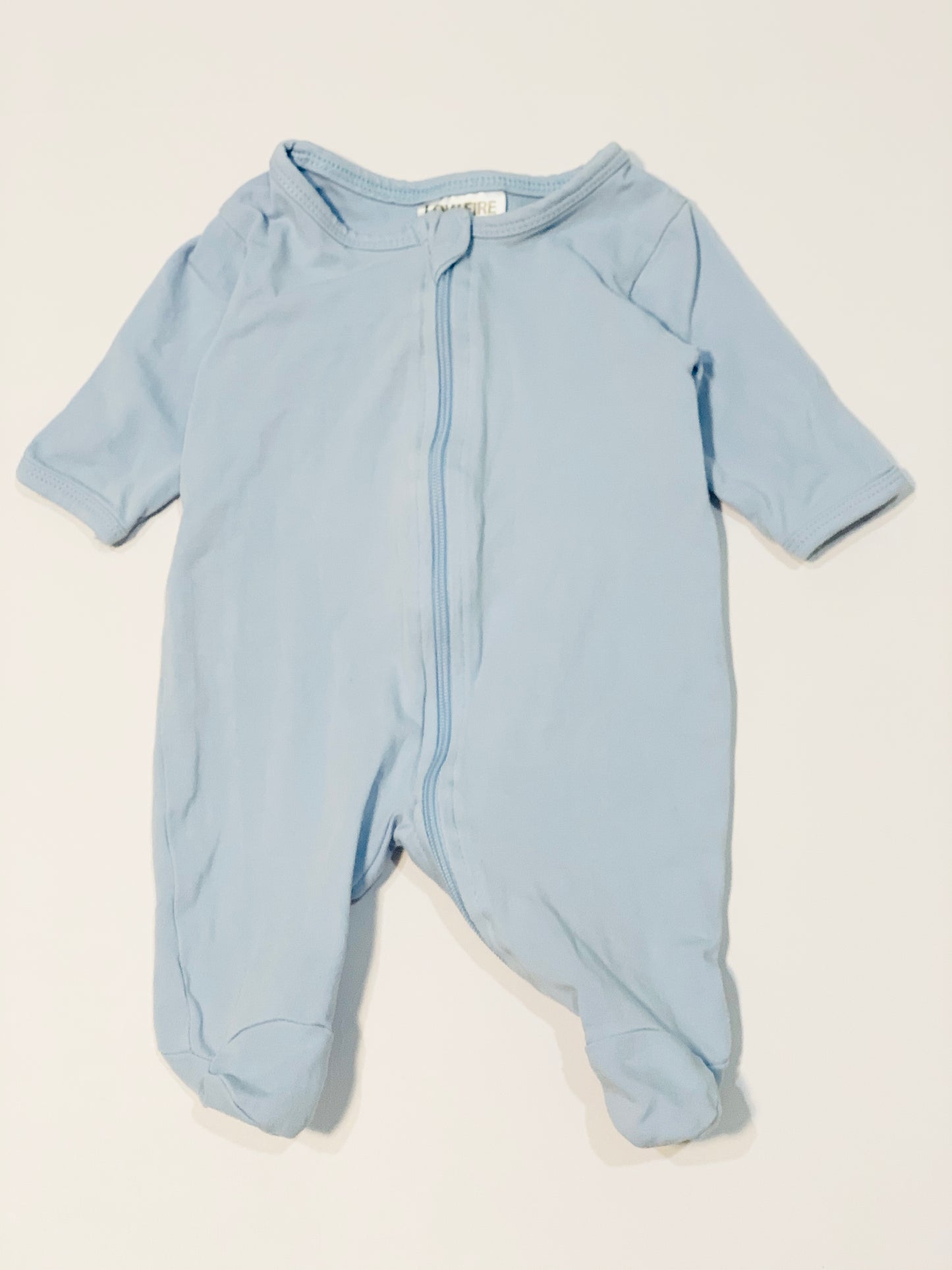 Blue zip onesie - Size 00000