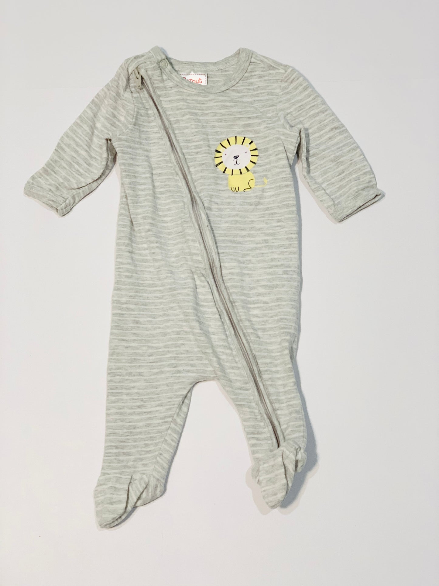 Lion zip onesie - Size 0000