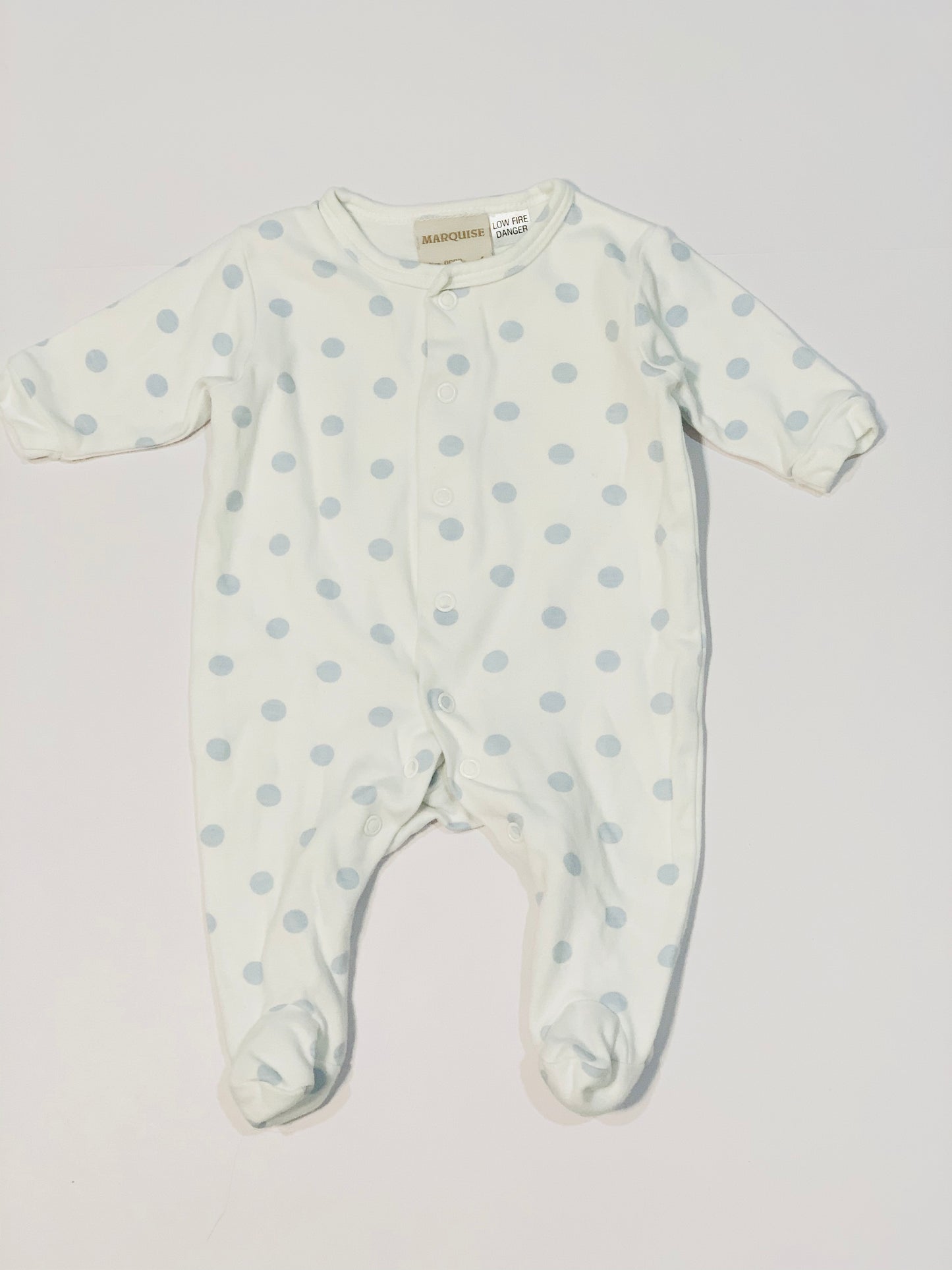 Blue spot onesie - Size 0000