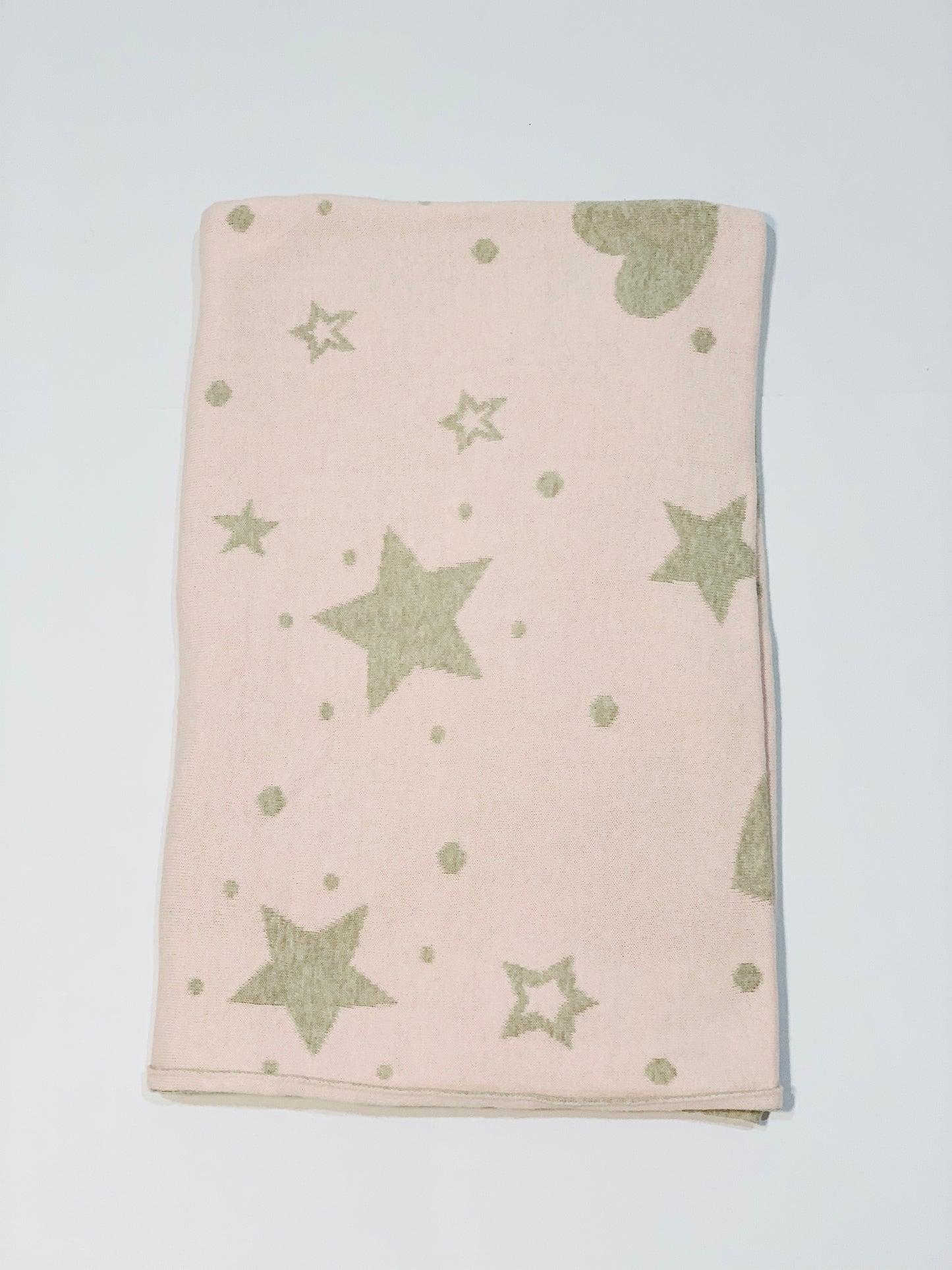 Pink cot/pram blanket