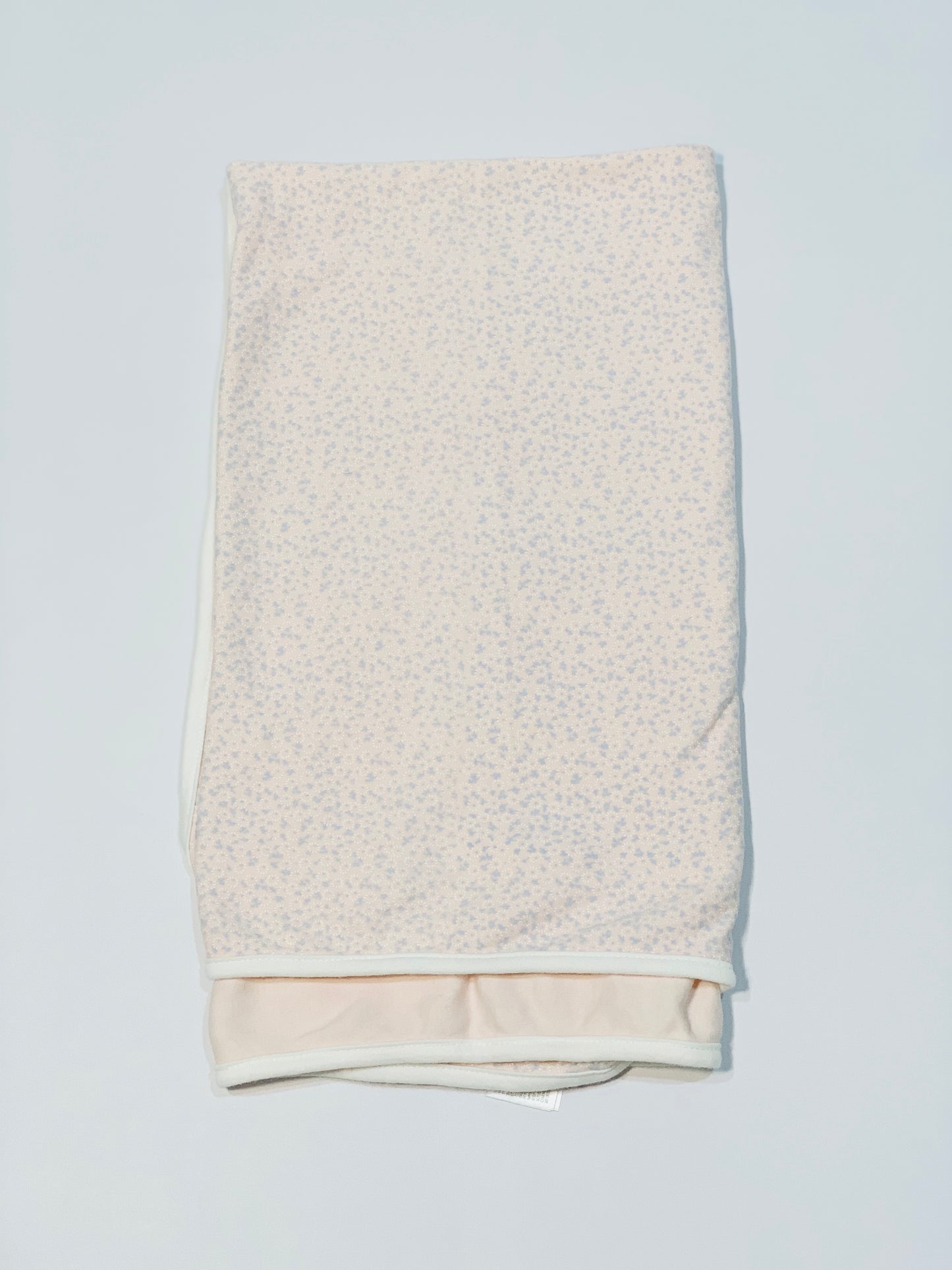 Pink floral bunny rug