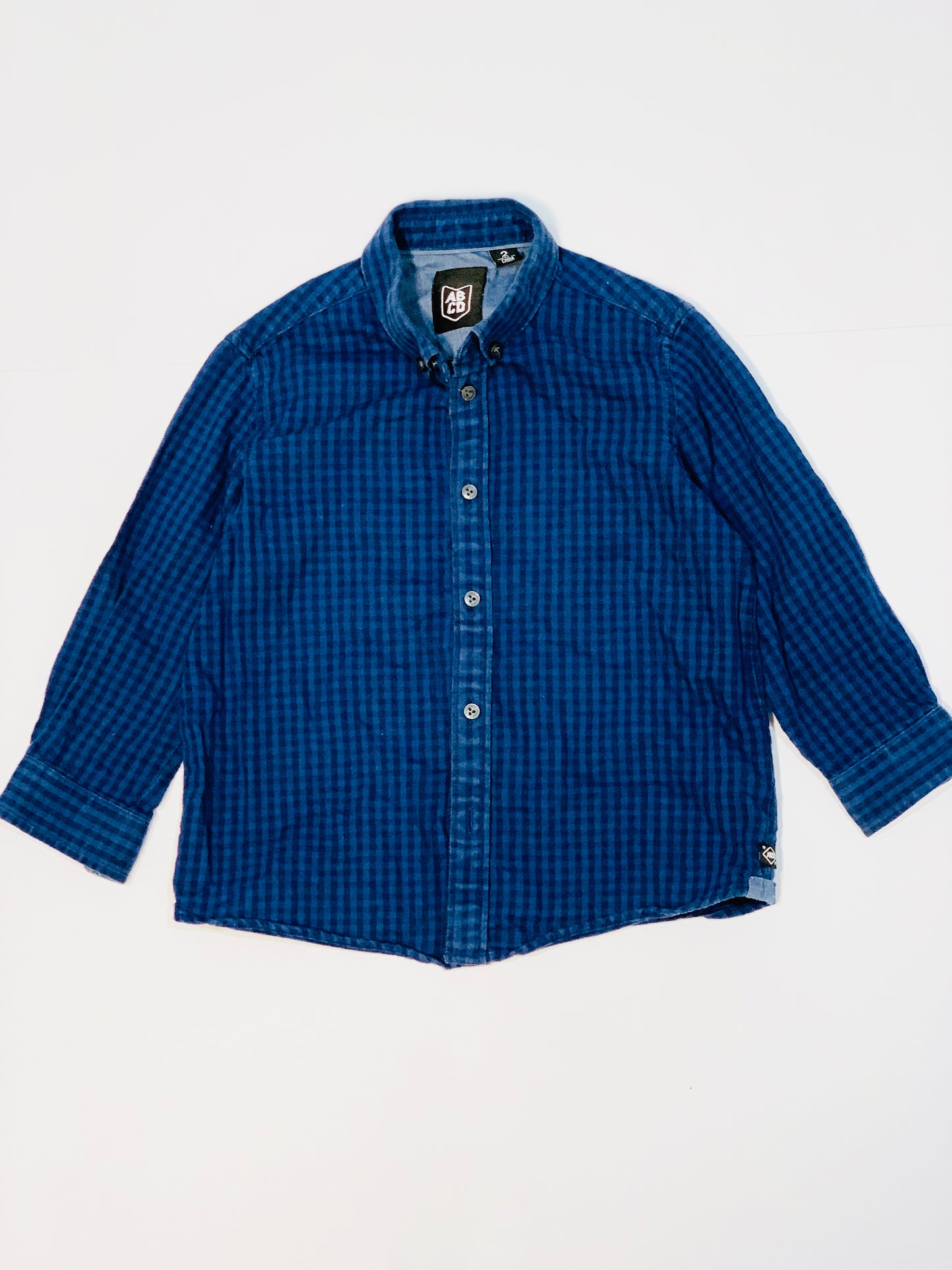 Blue gingham shirt - Size 2