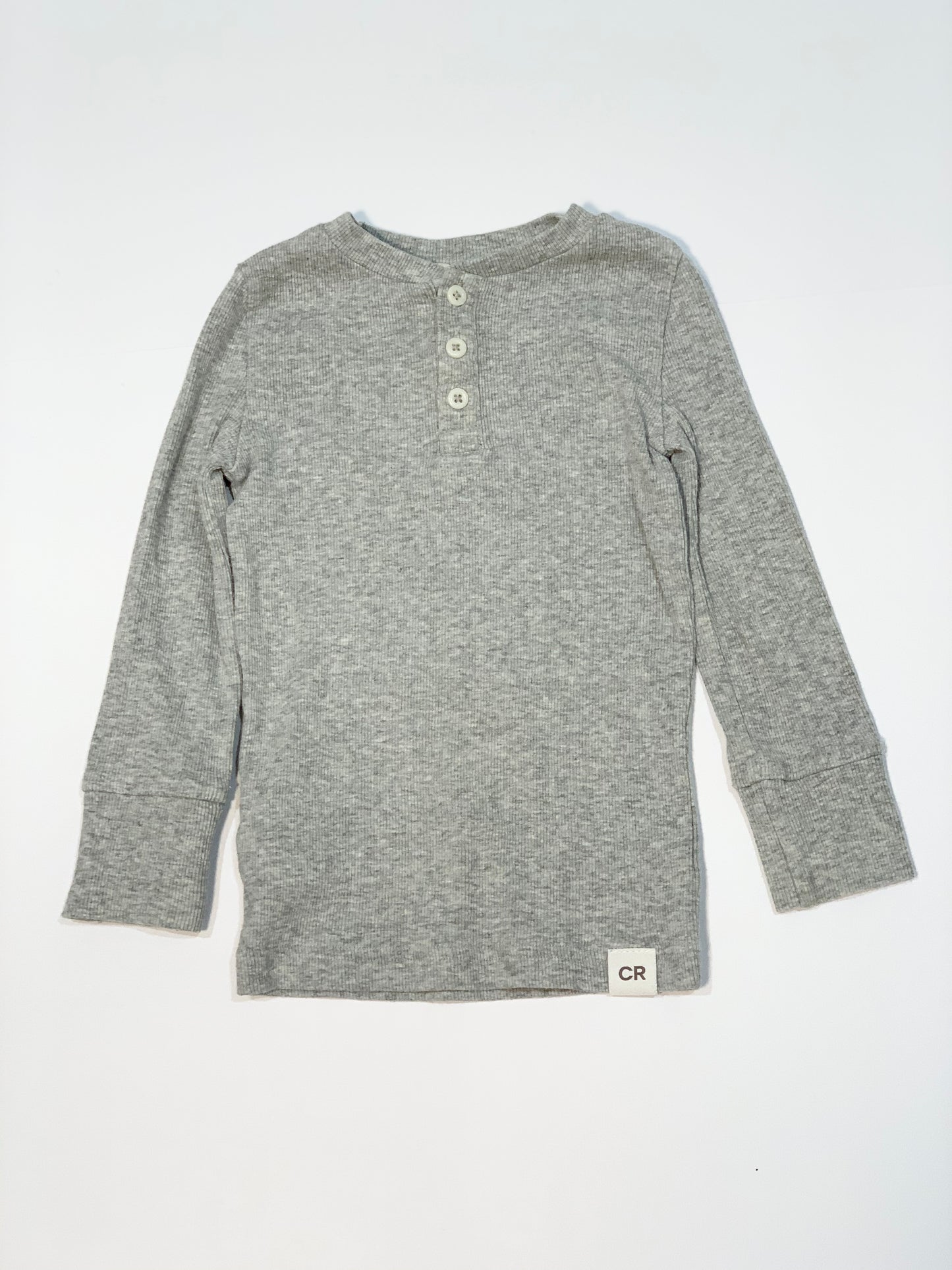 Grey ribbed top - Size 2