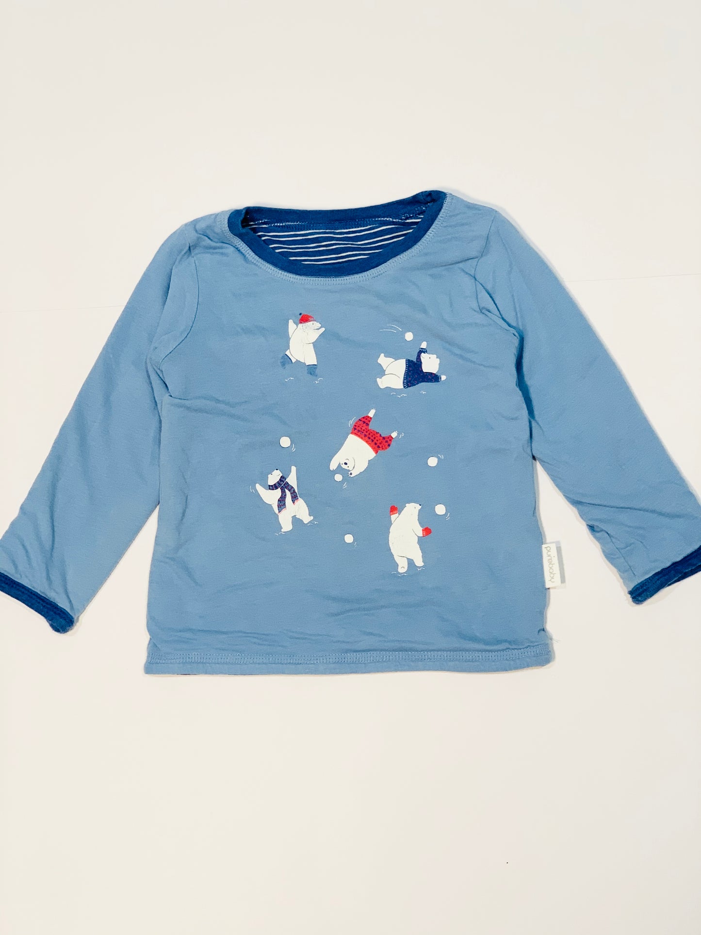 Reversible blue top - Size 2
