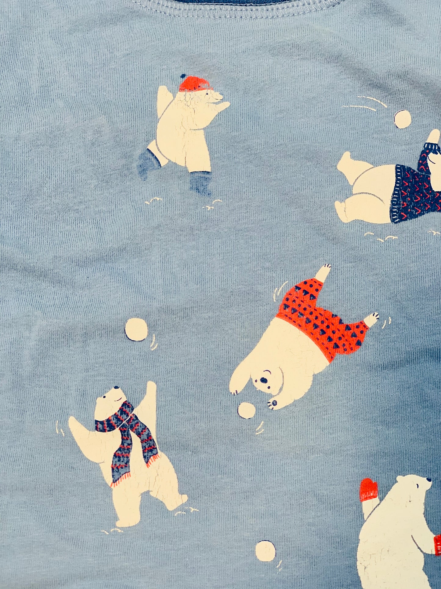 Reversible blue top - Size 2