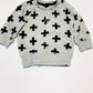 Grey cross sweater - Size 0