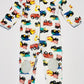 Trucks zip onesie - Size 0