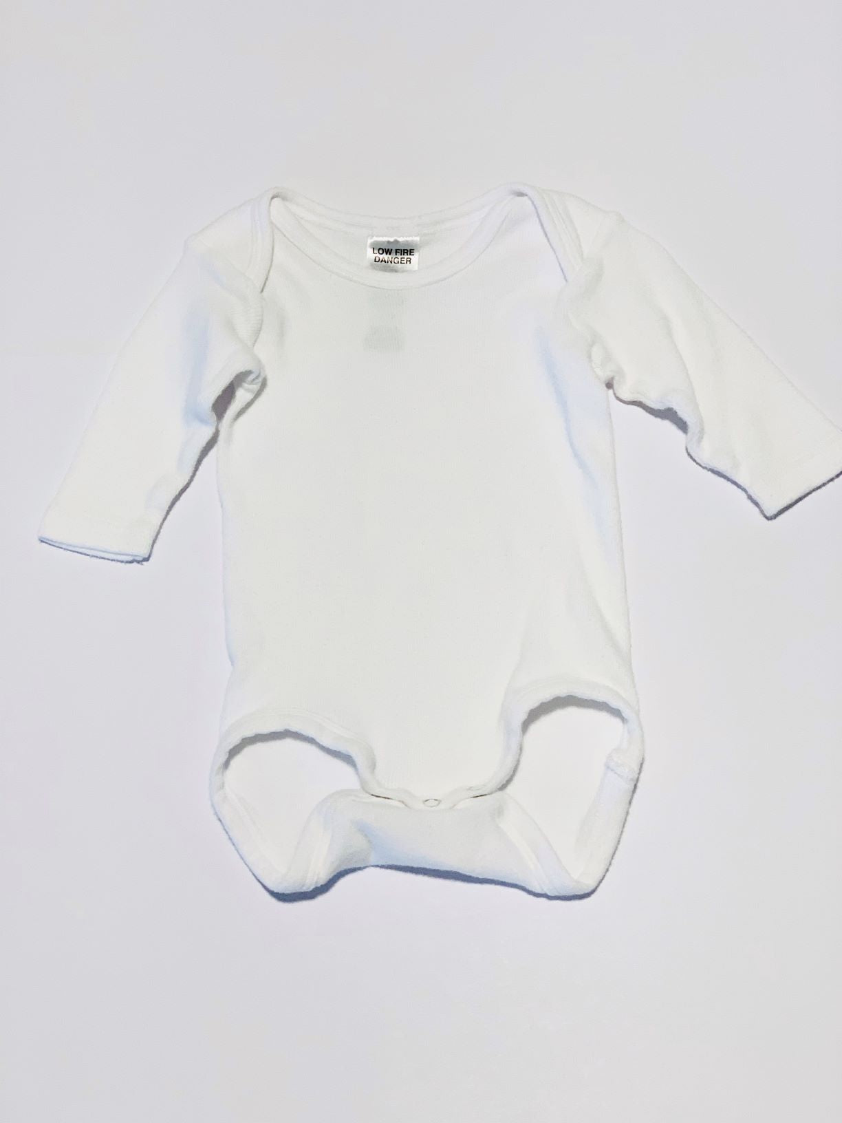 White ribbed bodysuit - Size 0000