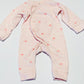 Pink leaf onesie - Size 00000